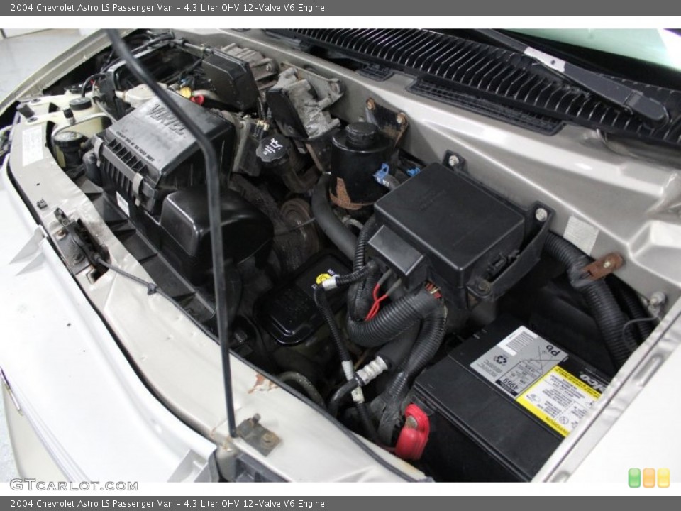 4.3 Liter OHV 12-Valve V6 Engine for the 2004 Chevrolet Astro #58600506