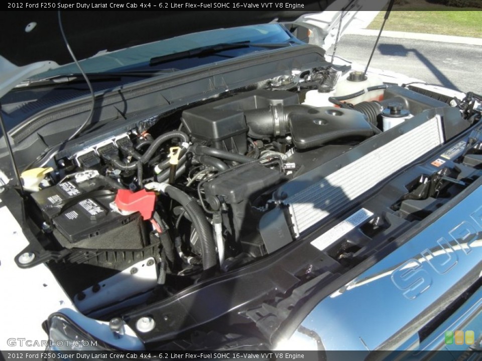 6.2 Liter Flex-Fuel SOHC 16-Valve VVT V8 Engine for the 2012 Ford F250 Super Duty #58603650