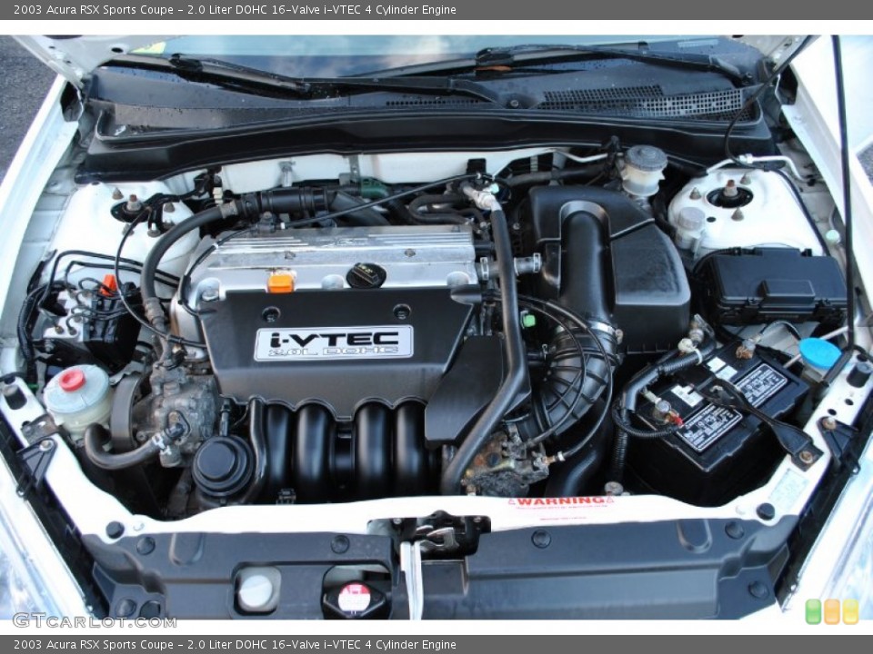 2.0 Liter DOHC 16-Valve i-VTEC 4 Cylinder Engine for the 2003 Acura RSX #58610960