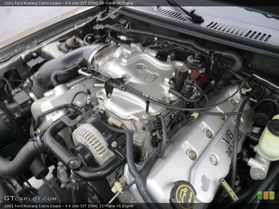 4.6 Liter SVT DOHC 32-Valve V8 Engine for the 2001 Ford Mustang #58635068