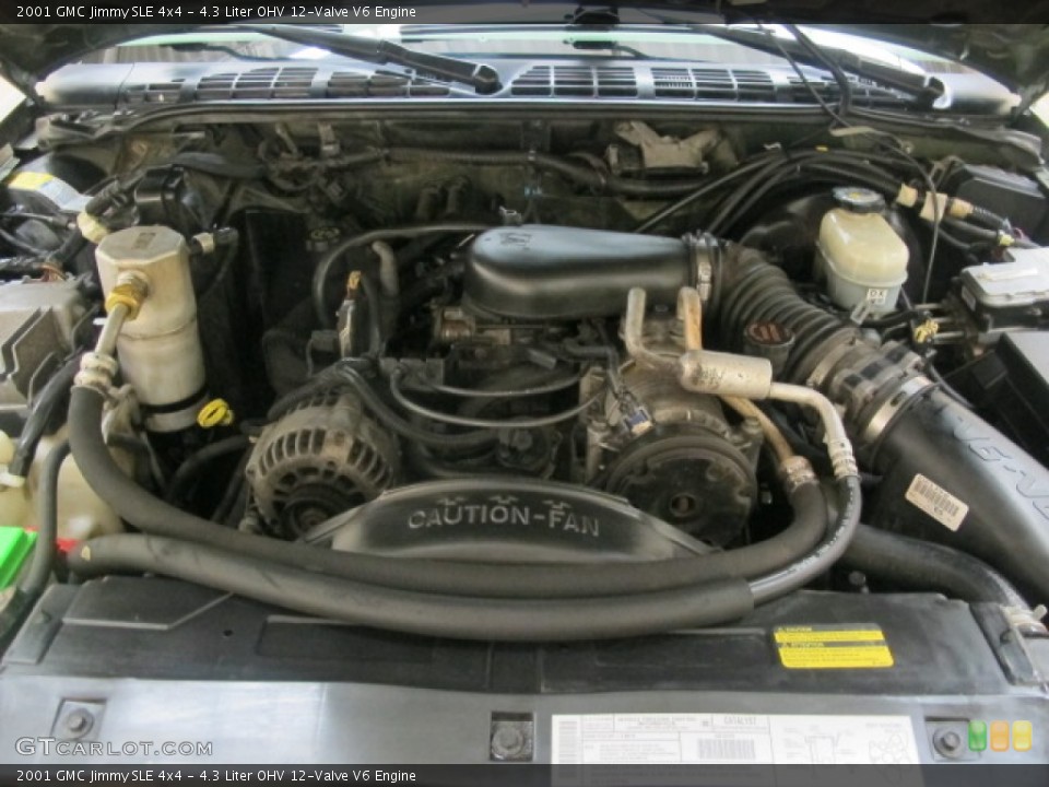 4.3 Liter OHV 12-Valve V6 Engine for the 2001 GMC Jimmy #58645025