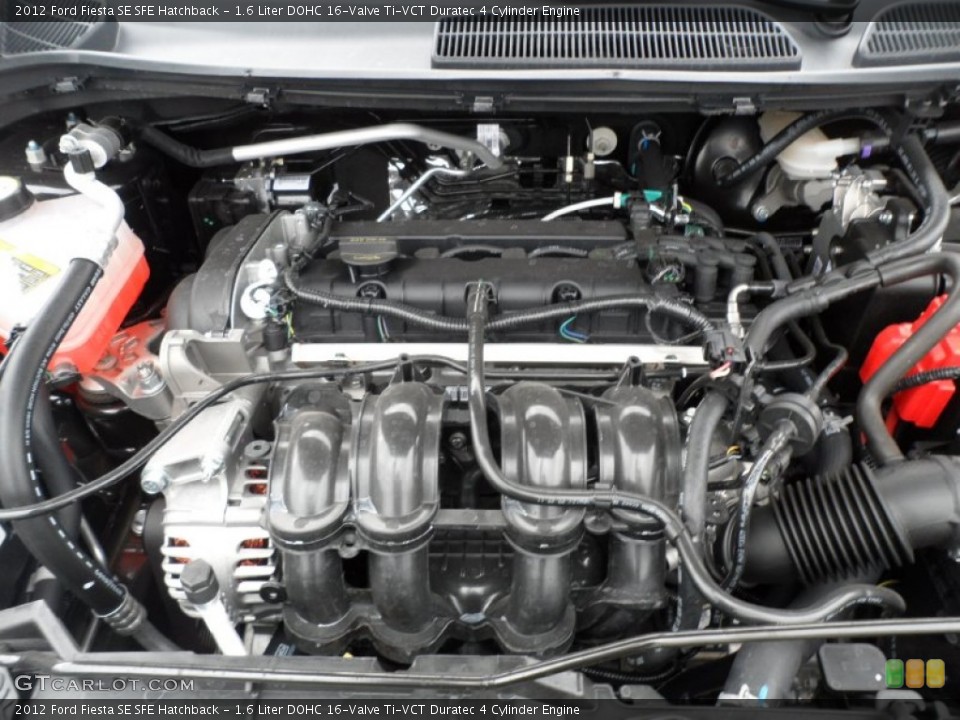 1.6 Liter DOHC 16-Valve Ti-VCT Duratec 4 Cylinder Engine for the 2012 Ford Fiesta #58658183