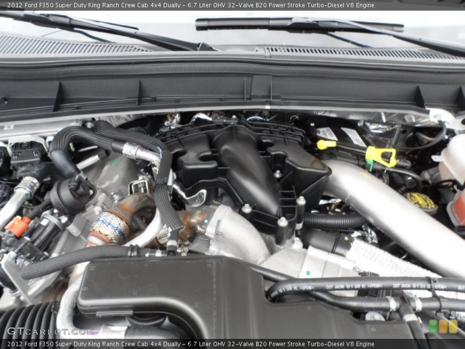 6.7 Liter OHV 32-Valve B20 Power Stroke Turbo-Diesel V8 Engine for the 2012 Ford F350 Super Duty #58659989