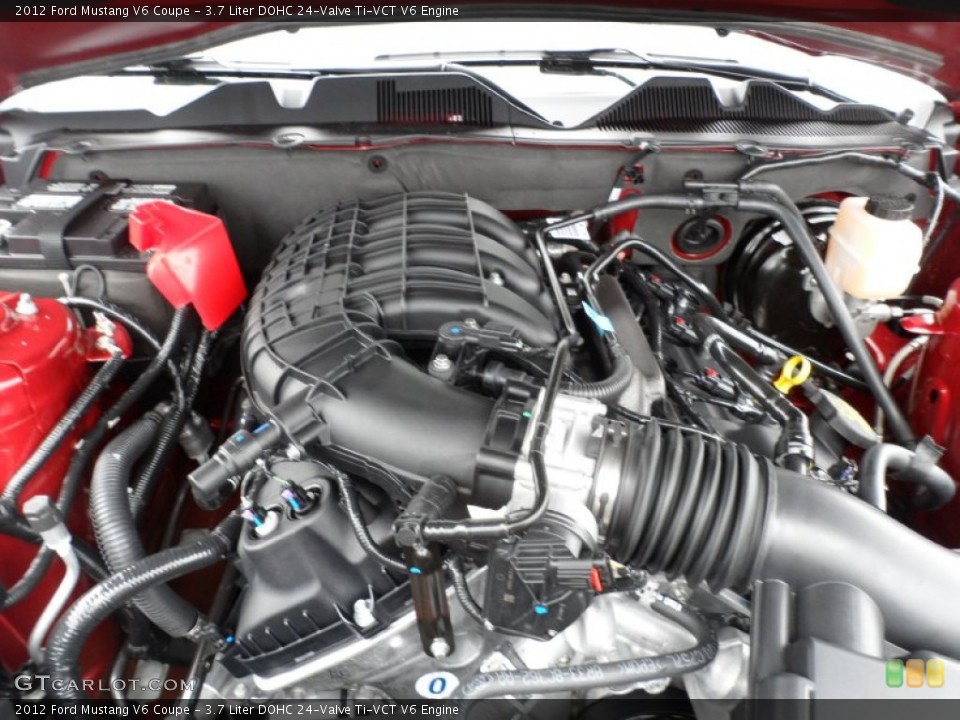 3.7 Liter DOHC 24-Valve Ti-VCT V6 Engine for the 2012 Ford Mustang #58660340
