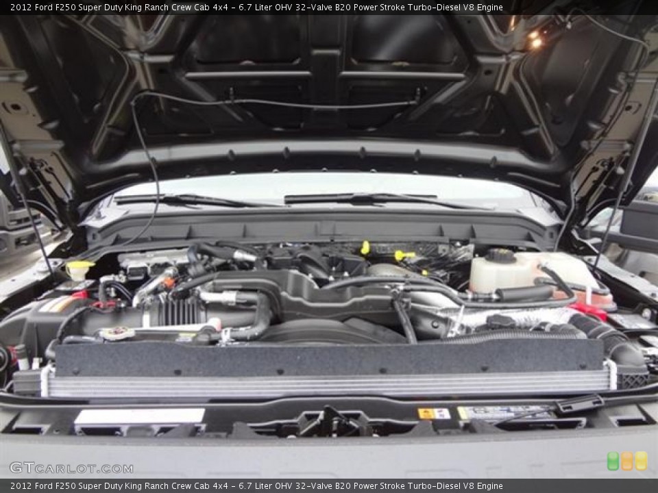 6.7 Liter OHV 32-Valve B20 Power Stroke Turbo-Diesel V8 Engine for the 2012 Ford F250 Super Duty #58667315