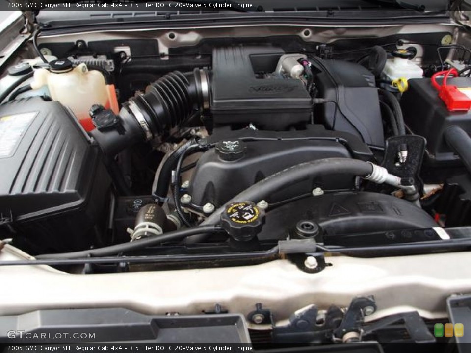 3.5 Liter DOHC 20-Valve 5 Cylinder Engine for the 2005 GMC Canyon #58668755