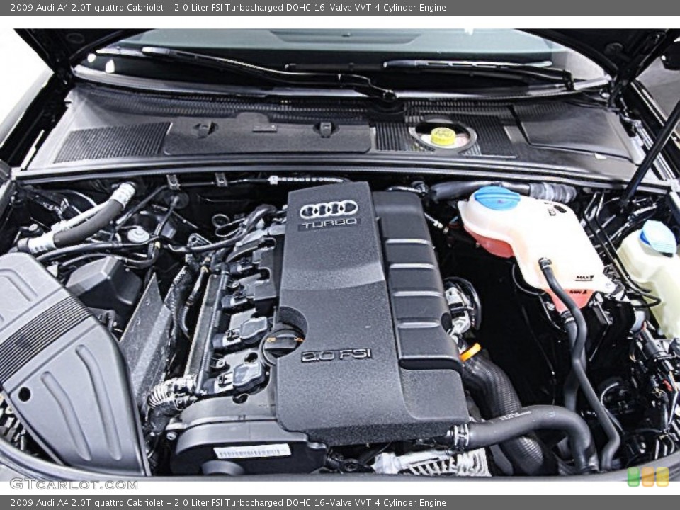 2.0 Liter FSI Turbocharged DOHC 16-Valve VVT 4 Cylinder Engine for the 2009 Audi A4 #58701155