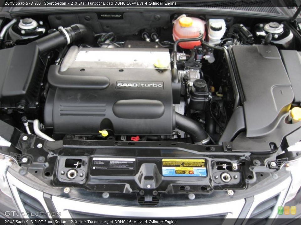 2.0 Liter Turbocharged DOHC 16-Valve 4 Cylinder Engine for the 2008 Saab 9-3 #58705217