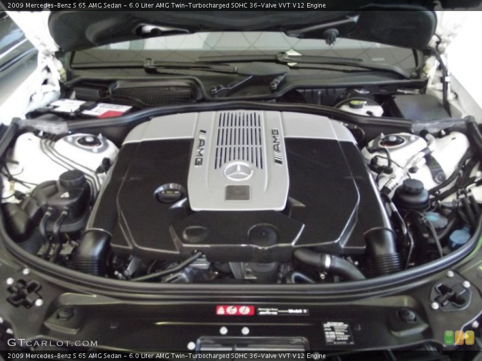 6.0 Liter AMG Twin-Turbocharged SOHC 36-Valve VVT V12 Engine for the 2009 Mercedes-Benz S #58708928