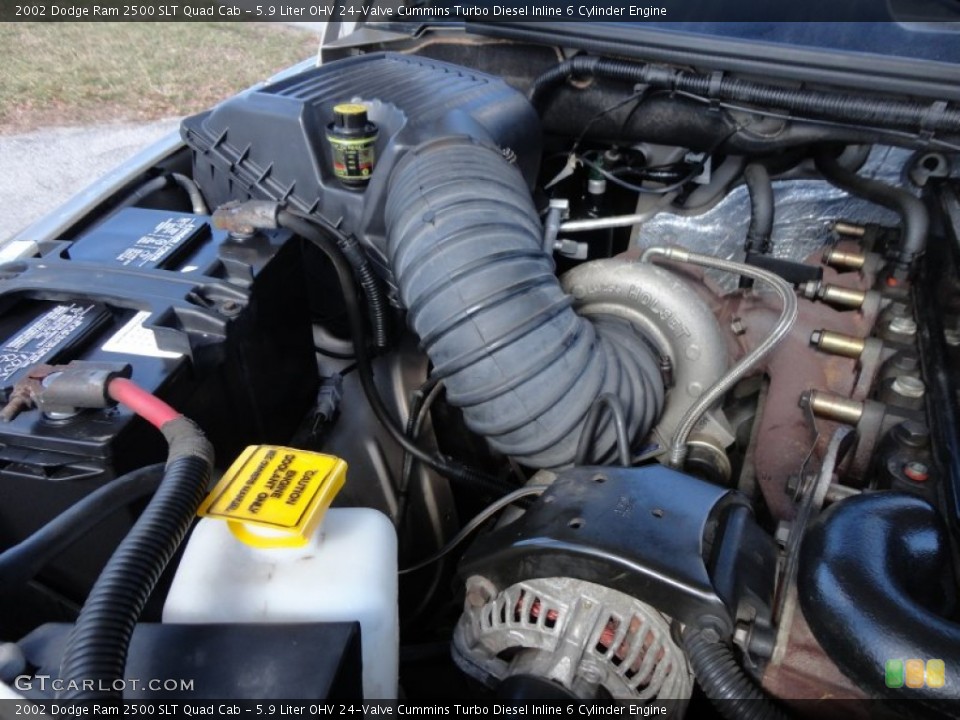 5.9 Liter OHV 24-Valve Cummins Turbo Diesel Inline 6 Cylinder Engine for the 2002 Dodge Ram 2500 #58714250