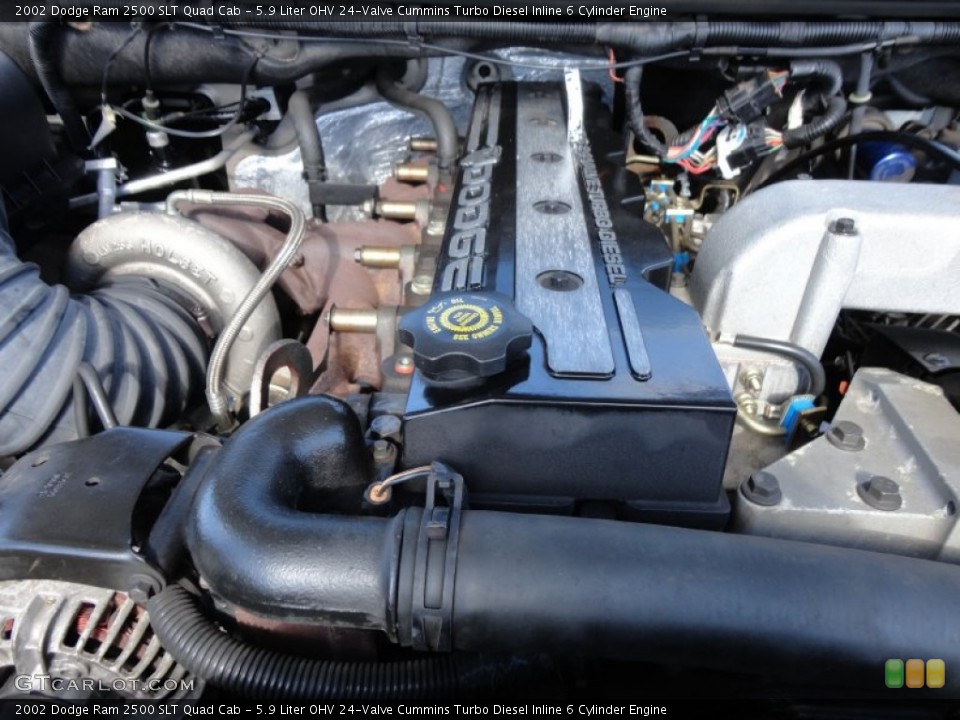 5.9 Liter OHV 24-Valve Cummins Turbo Diesel Inline 6 Cylinder Engine for the 2002 Dodge Ram 2500 #58714259