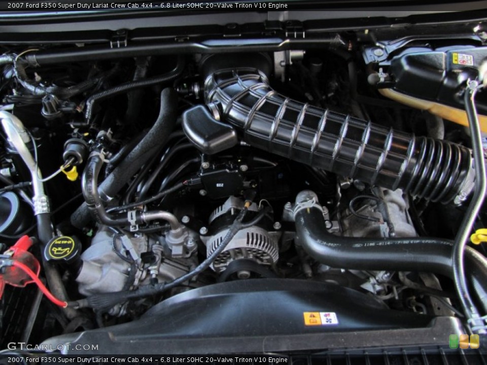 6.8 Liter SOHC 20-Valve Triton V10 2007 Ford F350 Super Duty Engine