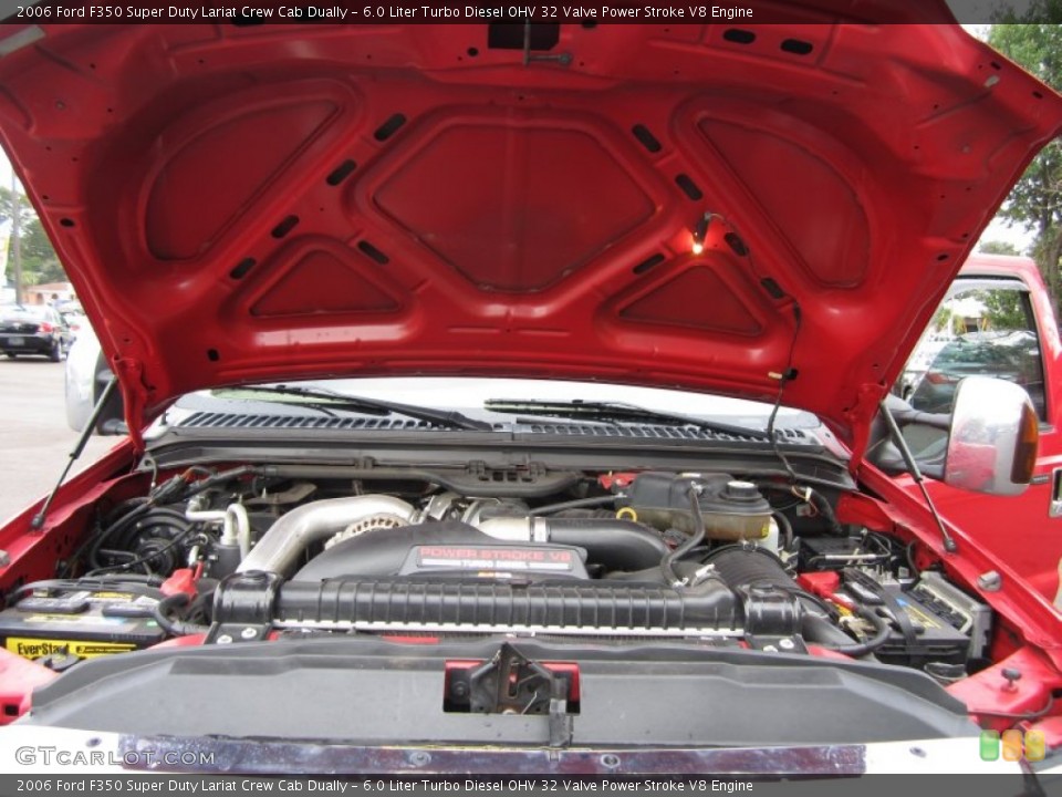6.0 Liter Turbo Diesel OHV 32 Valve Power Stroke V8 Engine for the 2006 Ford F350 Super Duty #58728987