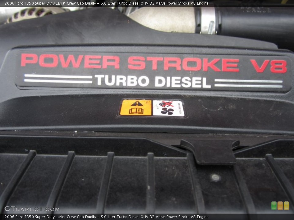 6.0 Liter Turbo Diesel OHV 32 Valve Power Stroke V8 Engine for the 2006 Ford F350 Super Duty #58728996