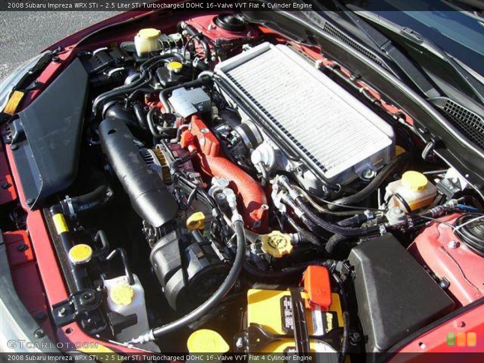 2.5 Liter STi Turbocharged DOHC 16-Valve VVT Flat 4 Cylinder Engine for the 2008 Subaru Impreza #58732764