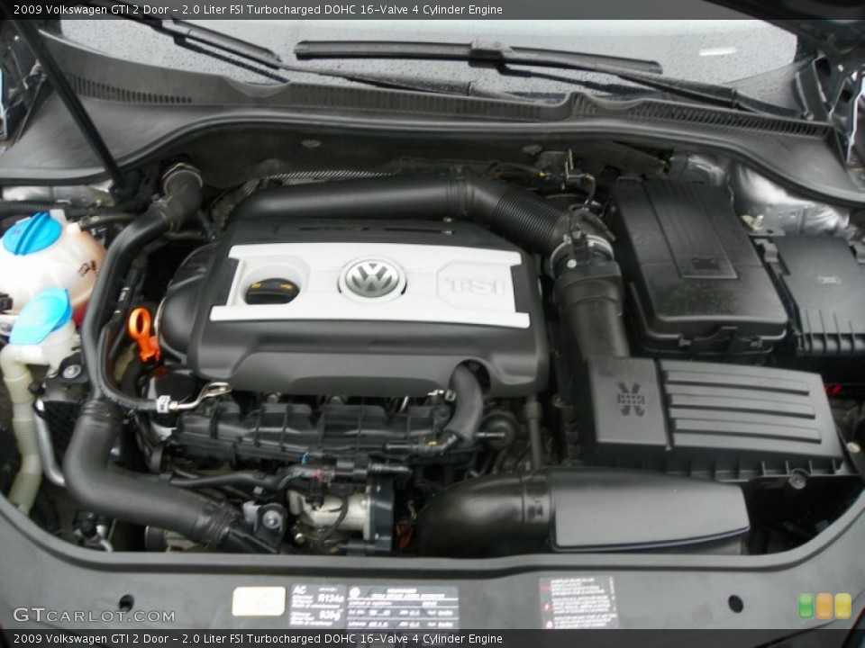2.0 Liter FSI Turbocharged DOHC 16-Valve 4 Cylinder Engine for the 2009 Volkswagen GTI #58733181