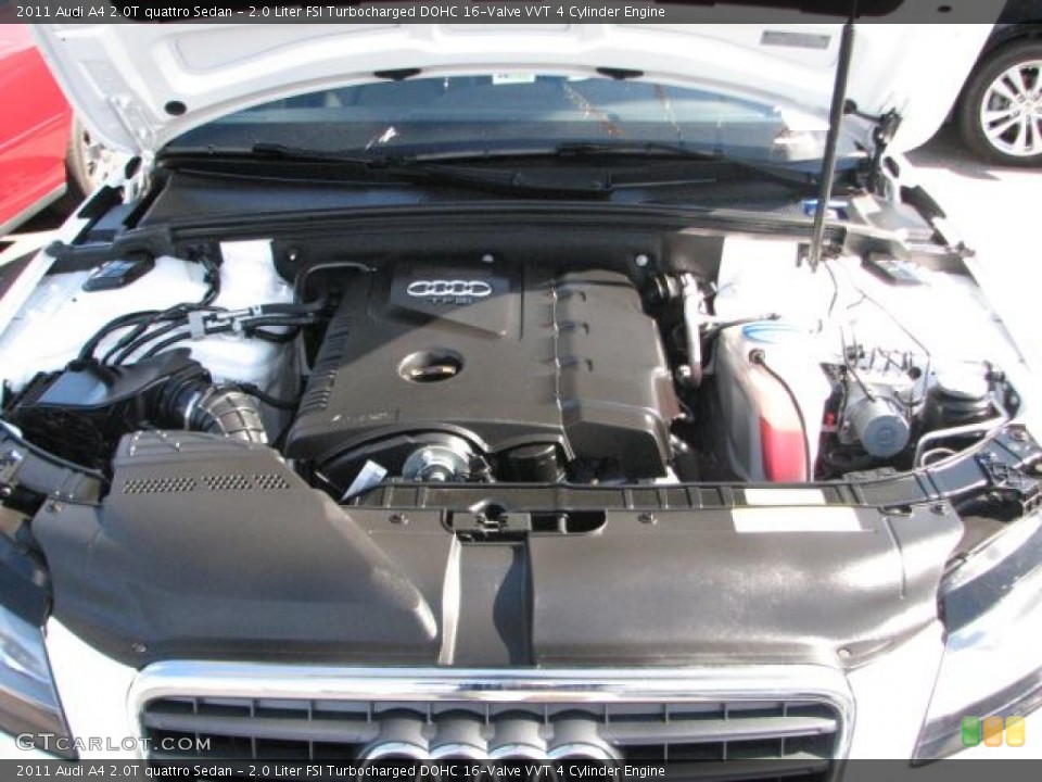 2.0 Liter FSI Turbocharged DOHC 16-Valve VVT 4 Cylinder Engine for the 2011 Audi A4 #58739652