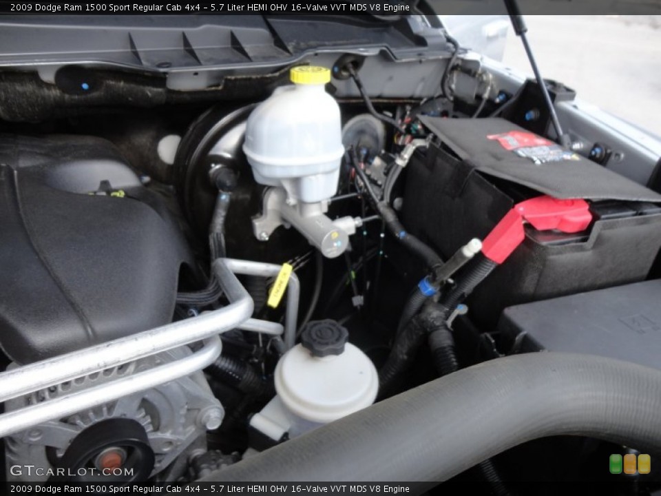 5.7 Liter HEMI OHV 16-Valve VVT MDS V8 Engine for the 2009 Dodge Ram 1500 #58755435