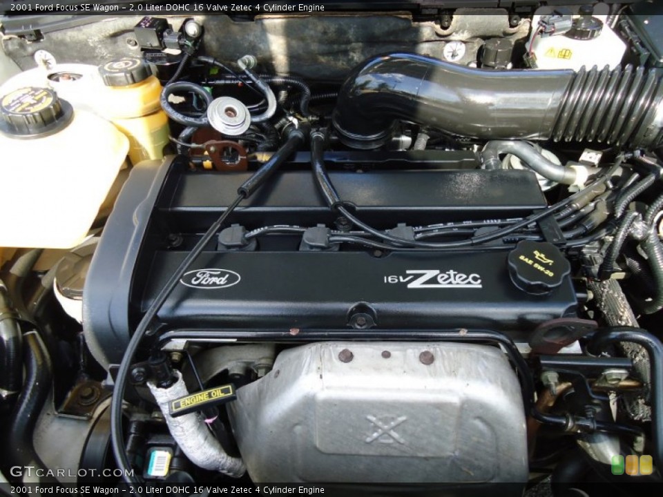 2.0 Liter DOHC 16 Valve Zetec 4 Cylinder Engine for the 2001 Ford Focus #58756662
