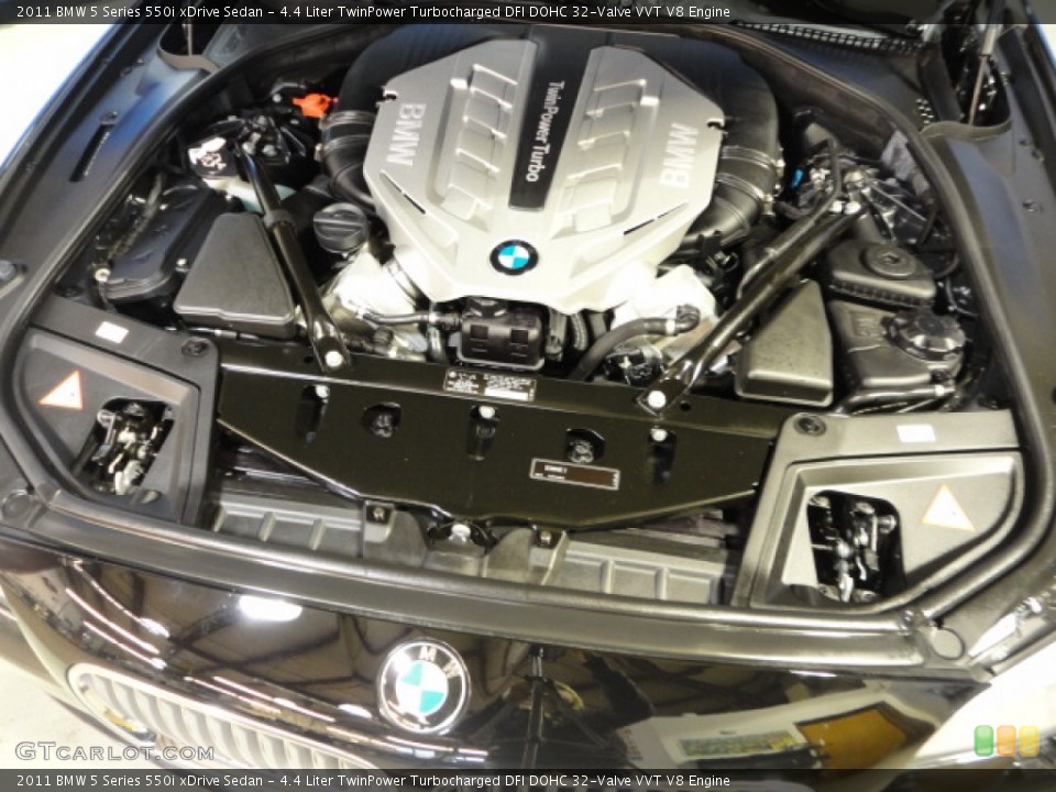 4.4 Liter TwinPower Turbocharged DFI DOHC 32-Valve VVT V8 Engine for the 2011 BMW 5 Series #58762083