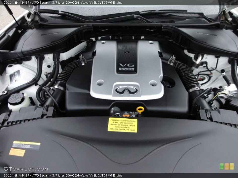 3.7 Liter DOHC 24-Valve VVEL CVTCS V6 Engine for the 2011 Infiniti M #58766133