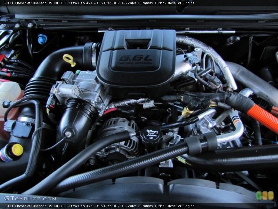 6.6 Liter OHV 32-Valve Duramax Turbo-Diesel V8 Engine for the 2011 Chevrolet Silverado 3500HD #58767876