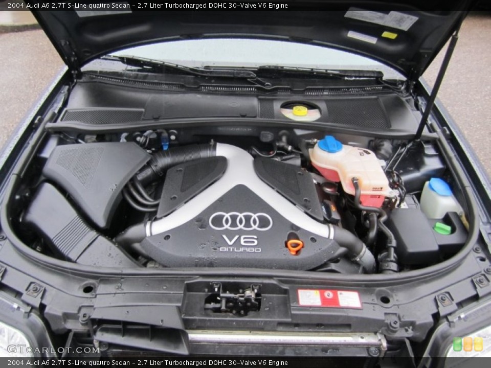 2.7 Liter Turbocharged DOHC 30-Valve V6 Engine for the 2004 Audi A6 #58769673