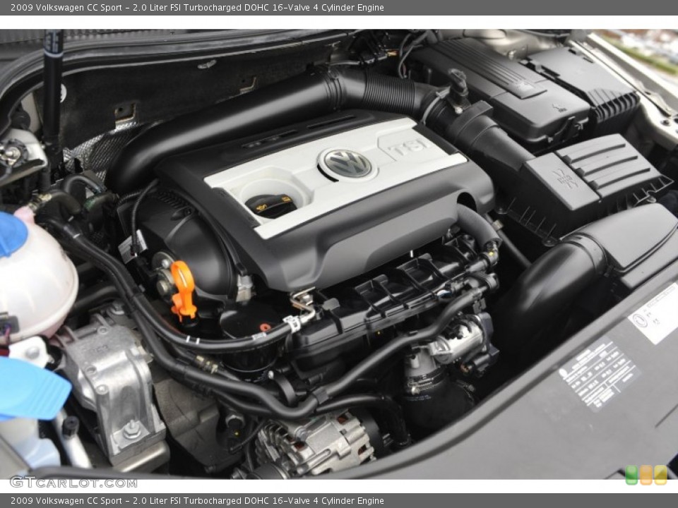 2.0 Liter FSI Turbocharged DOHC 16-Valve 4 Cylinder Engine for the 2009 Volkswagen CC #58784854
