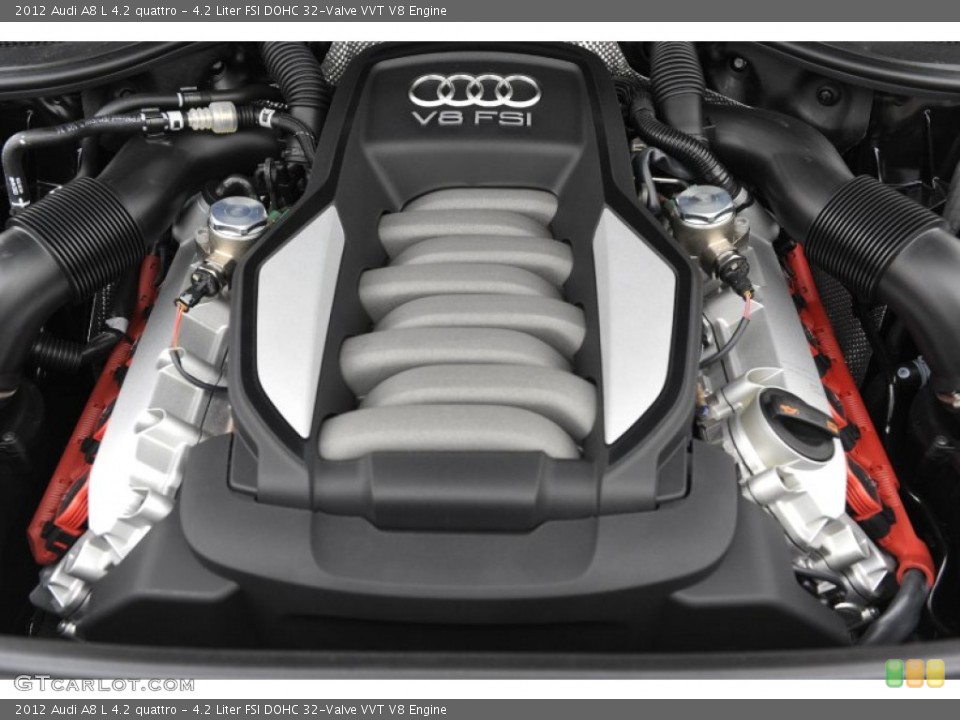 4.2 Liter FSI DOHC 32-Valve VVT V8 Engine for the 2012 Audi A8 #58785910