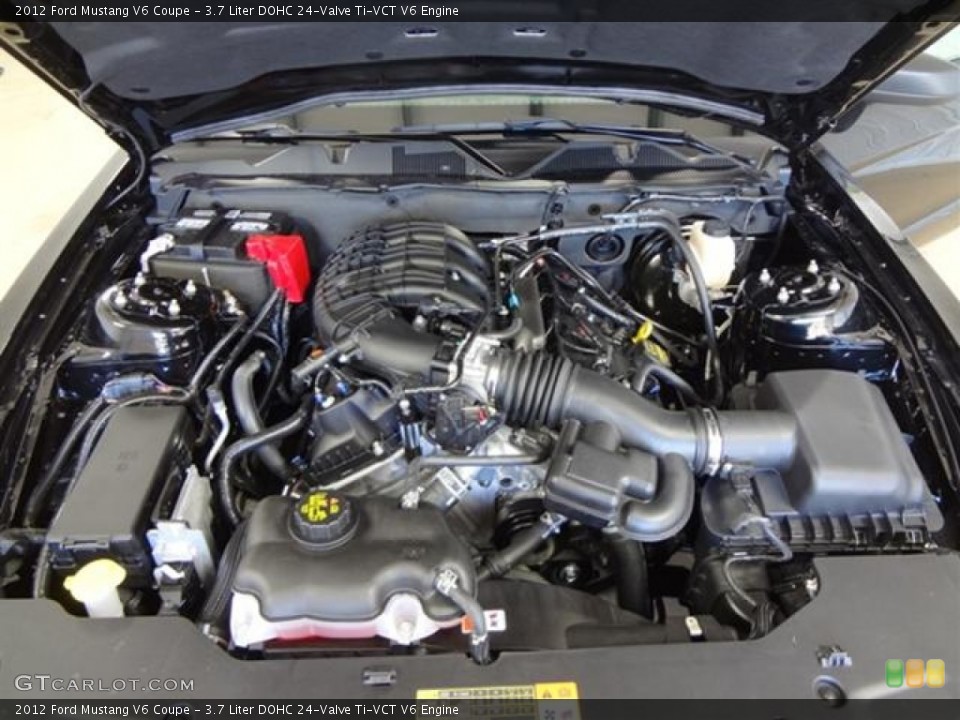 3.7 Liter DOHC 24-Valve Ti-VCT V6 Engine for the 2012 Ford Mustang #58787119