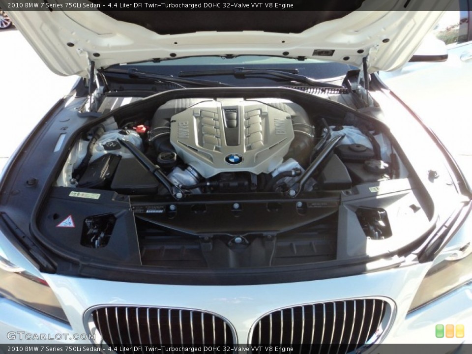 4.4 Liter DFI Twin-Turbocharged DOHC 32-Valve VVT V8 Engine for the 2010 BMW 7 Series #58789309