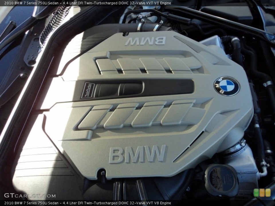 4.4 Liter DFI Twin-Turbocharged DOHC 32-Valve VVT V8 Engine for the 2010 BMW 7 Series #58789318