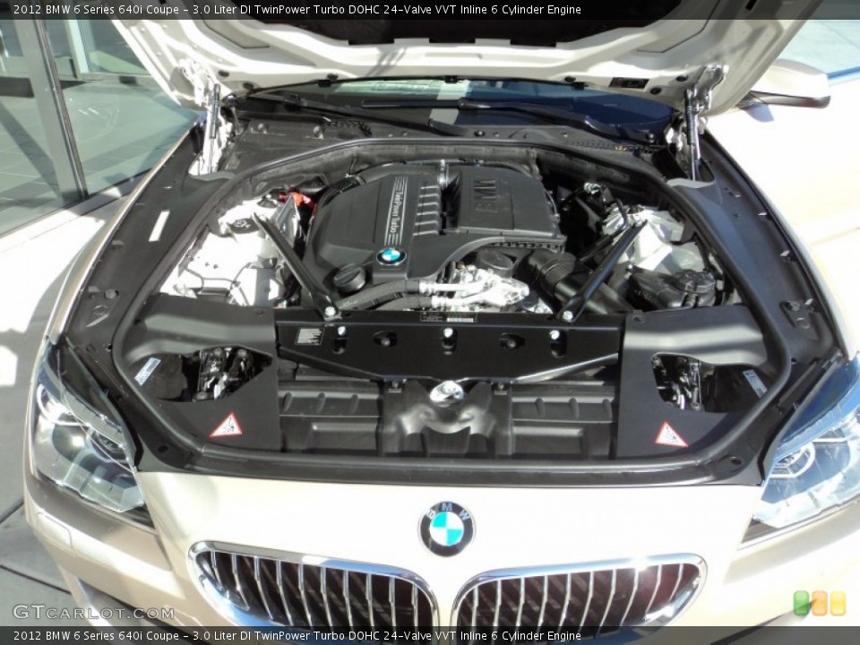 3.0 Liter DI TwinPower Turbo DOHC 24-Valve VVT Inline 6 Cylinder Engine for the 2012 BMW 6 Series #58789531