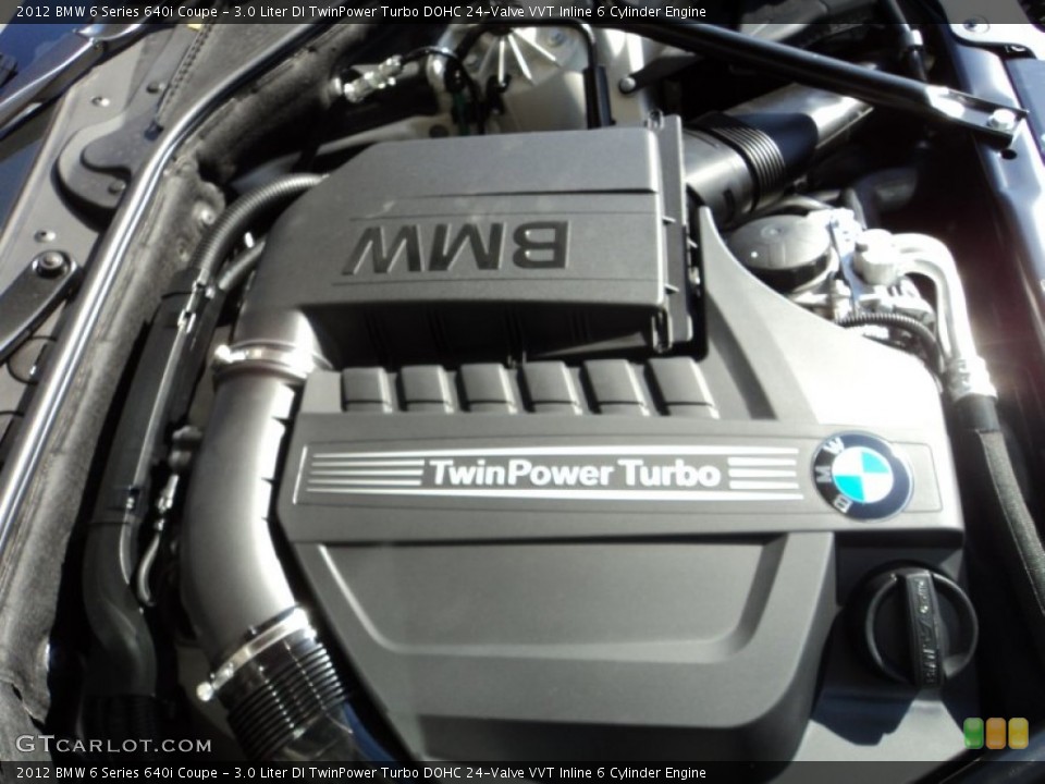 3.0 Liter DI TwinPower Turbo DOHC 24-Valve VVT Inline 6 Cylinder Engine for the 2012 BMW 6 Series #58789552