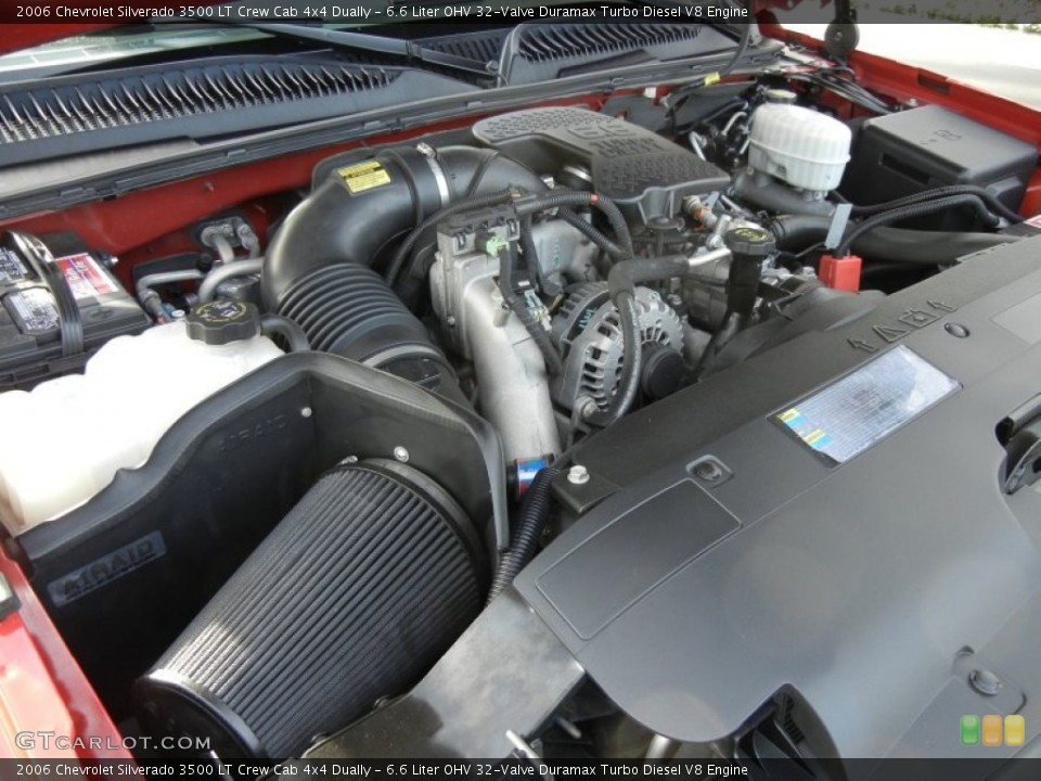6.6 Liter OHV 32-Valve Duramax Turbo Diesel V8 Engine for the 2006 Chevrolet Silverado 3500 #58791181