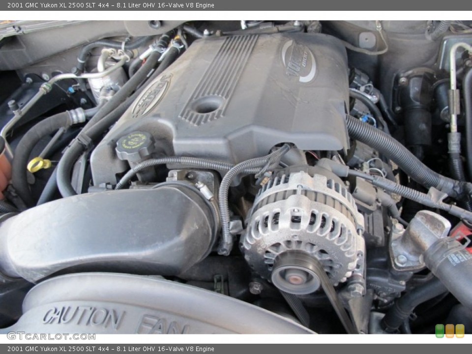 8.1 Liter OHV 16-Valve V8 Engine for the 2001 GMC Yukon #58804572