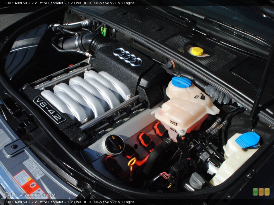 4.2 Liter DOHC 40-Valve VVT V8 Engine for the 2007 Audi S4 #58809642