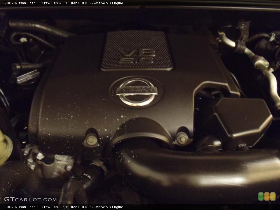 5.6 Liter DOHC 32-Valve V8 Engine for the 2007 Nissan Titan #58829218