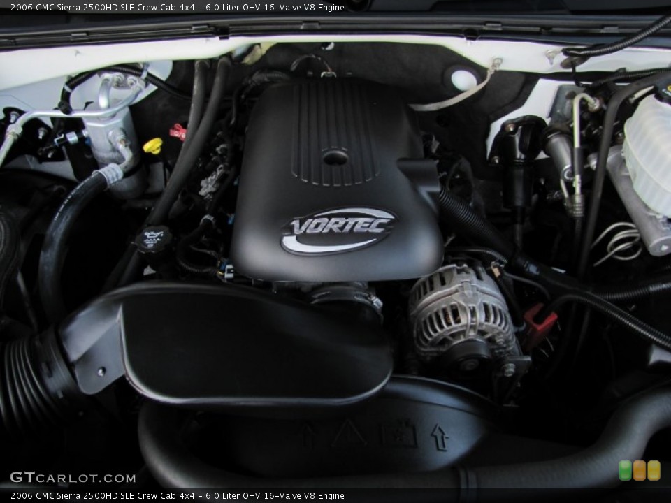 6.0 Liter OHV 16-Valve V8 Engine for the 2006 GMC Sierra 2500HD #58834073