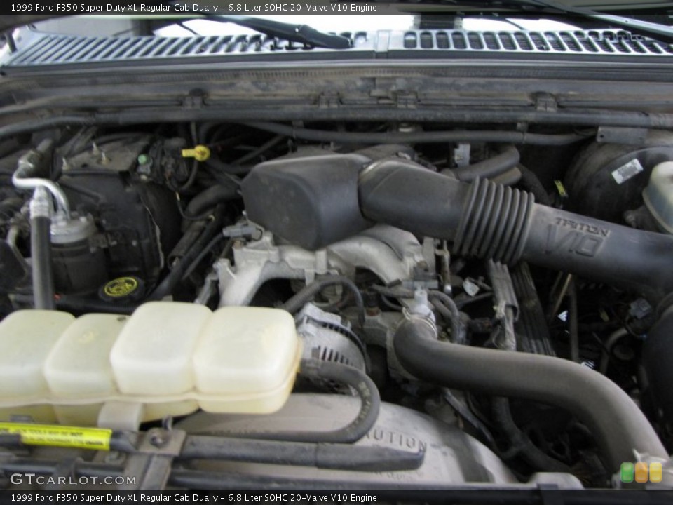 6.8 Liter SOHC 20-Valve V10 Engine for the 1999 Ford F350 Super Duty #58838588