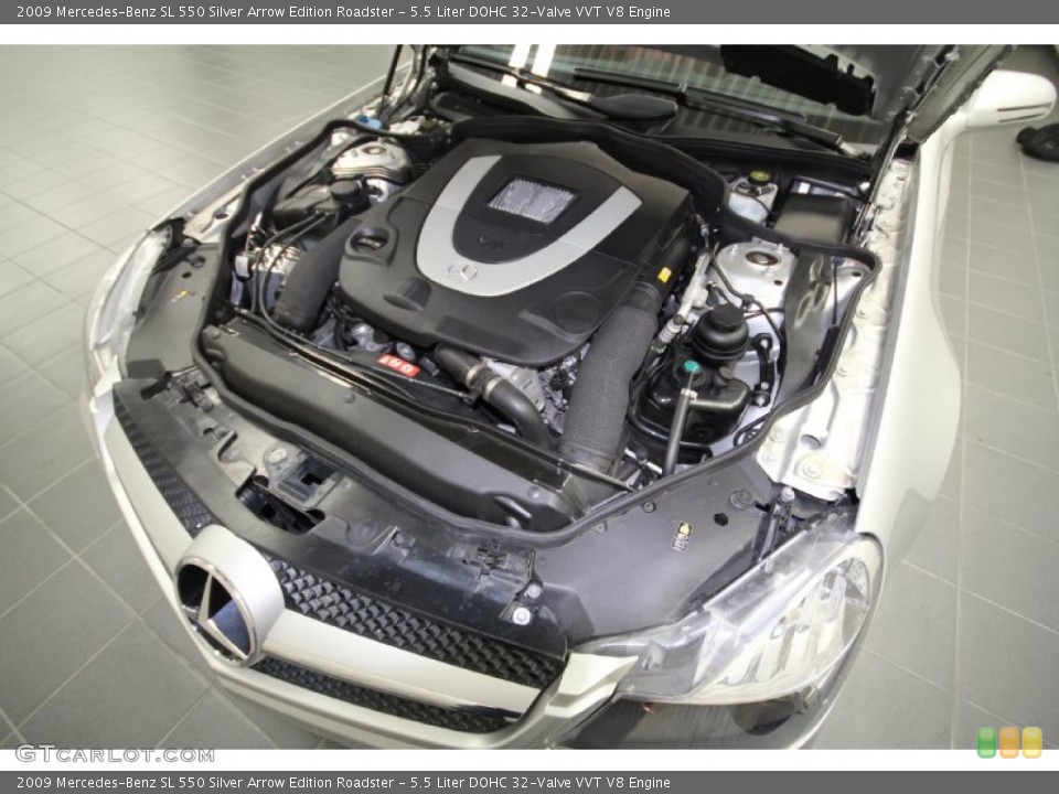 5.5 Liter DOHC 32-Valve VVT V8 Engine for the 2009 Mercedes-Benz SL #58839707