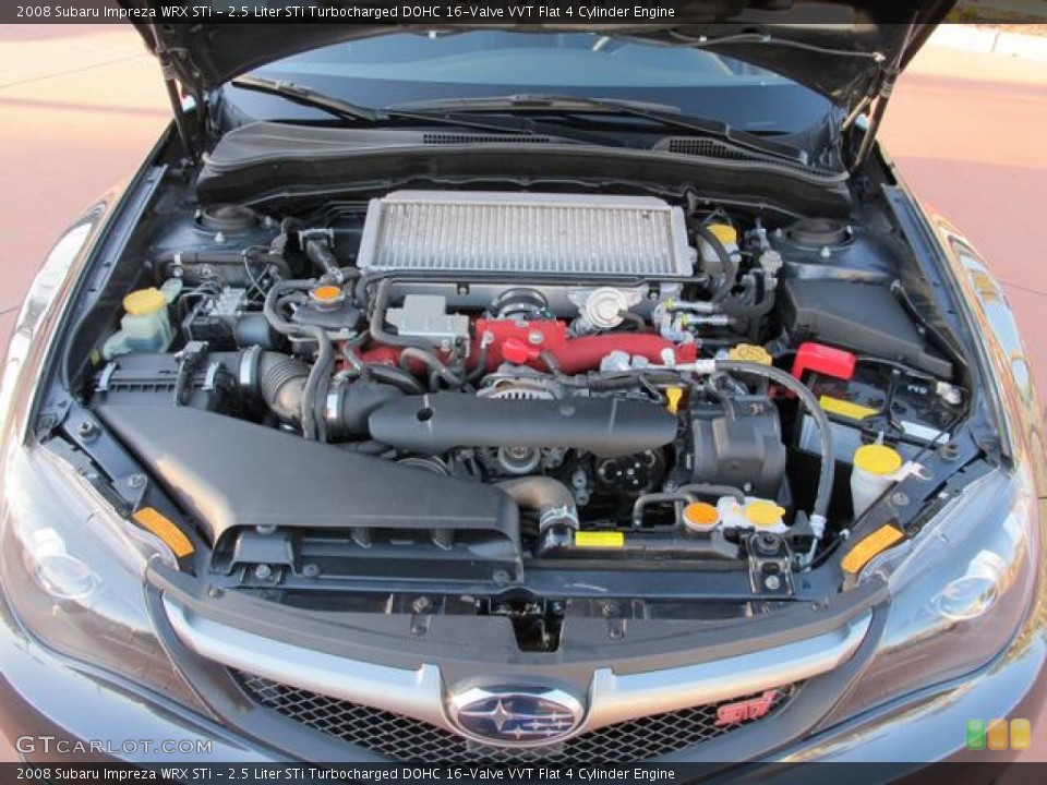 2.5 Liter STi Turbocharged DOHC 16-Valve VVT Flat 4 Cylinder Engine for the 2008 Subaru Impreza #58842180
