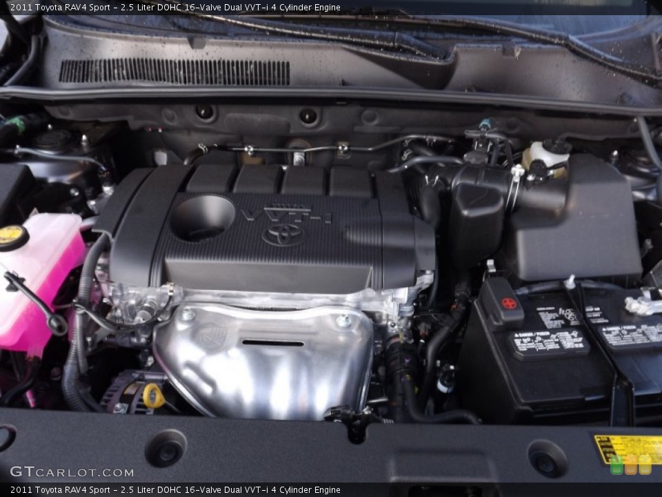 2.5 Liter DOHC 16-Valve Dual VVT-i 4 Cylinder Engine for the 2011 Toyota RAV4 #58846255