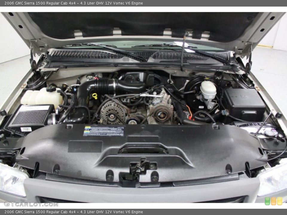 4.3 Liter OHV 12V Vortec V6 Engine for the 2006 GMC Sierra 1500 #58858117