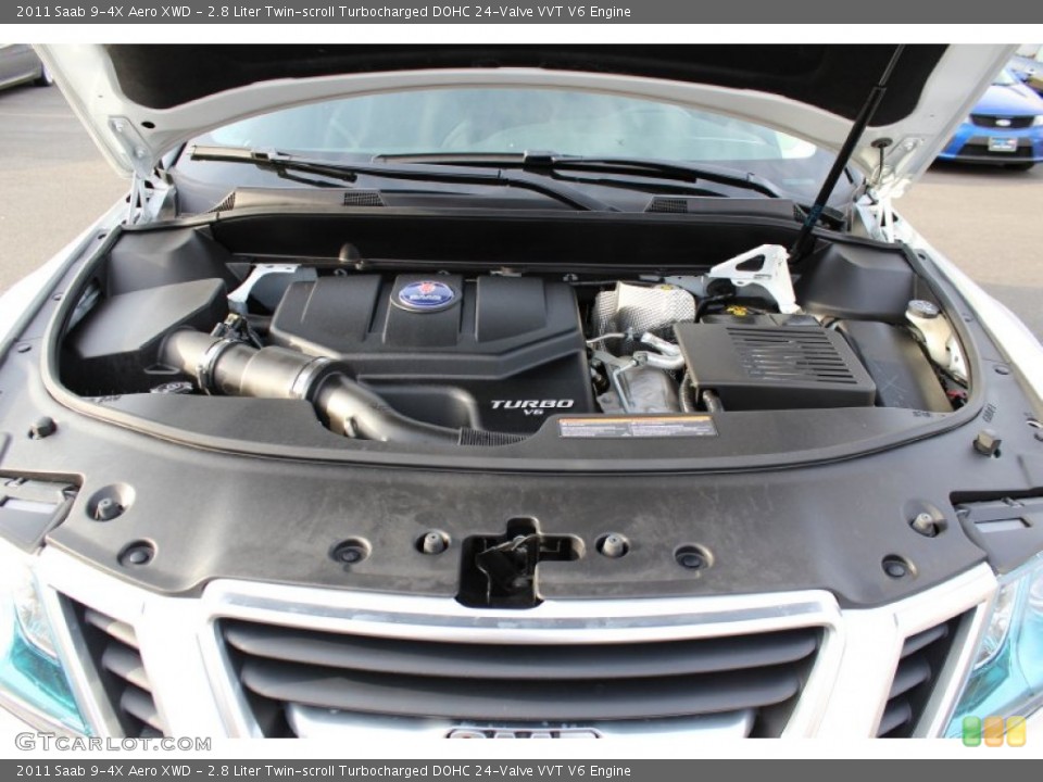 2.8 Liter Twin-scroll Turbocharged DOHC 24-Valve VVT V6 Engine for the 2011 Saab 9-4X #58858150