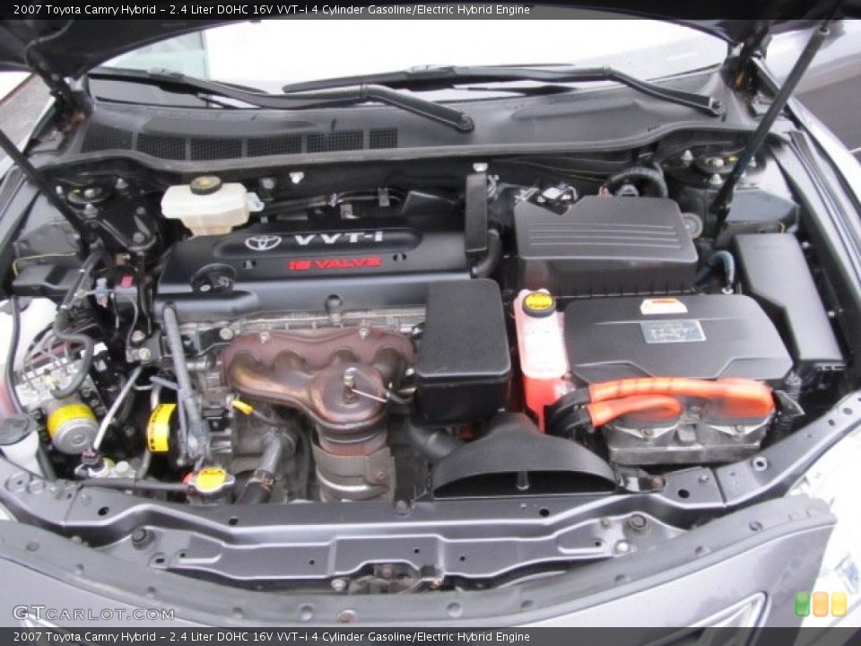 2.4 Liter DOHC 16V VVT-i 4 Cylinder Gasoline/Electric Hybrid Engine for the 2007 Toyota Camry #58859761