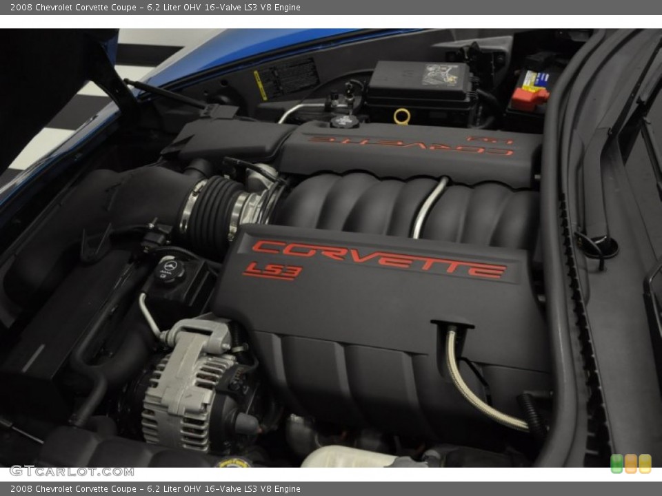 6.2 Liter OHV 16-Valve LS3 V8 Engine for the 2008 Chevrolet Corvette #58871131