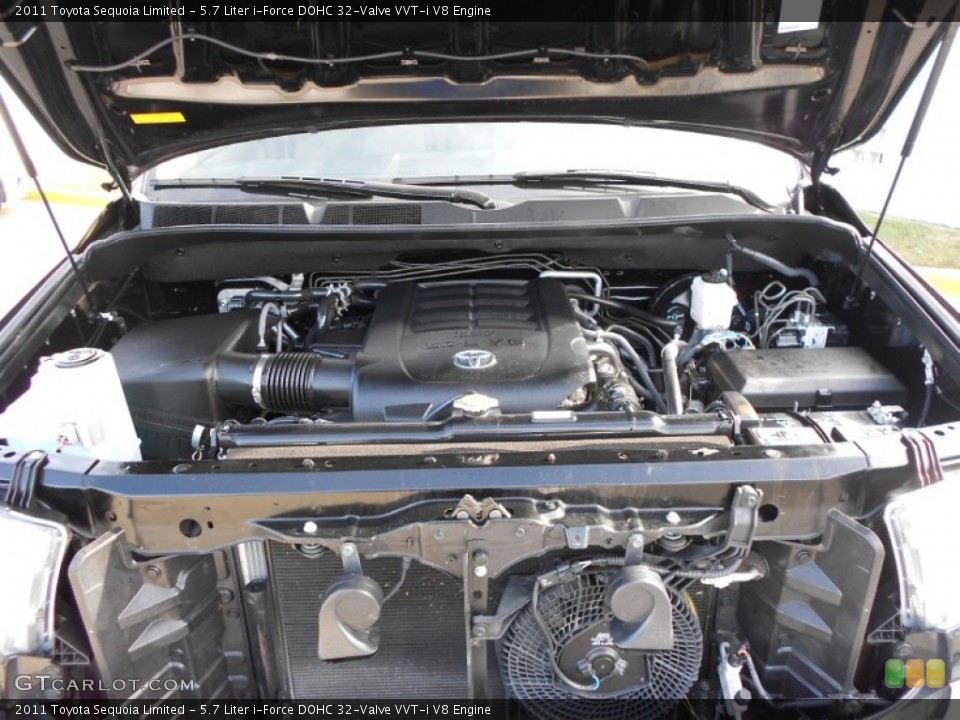 5.7 Liter i-Force DOHC 32-Valve VVT-i V8 Engine for the 2011 Toyota Sequoia #58873863