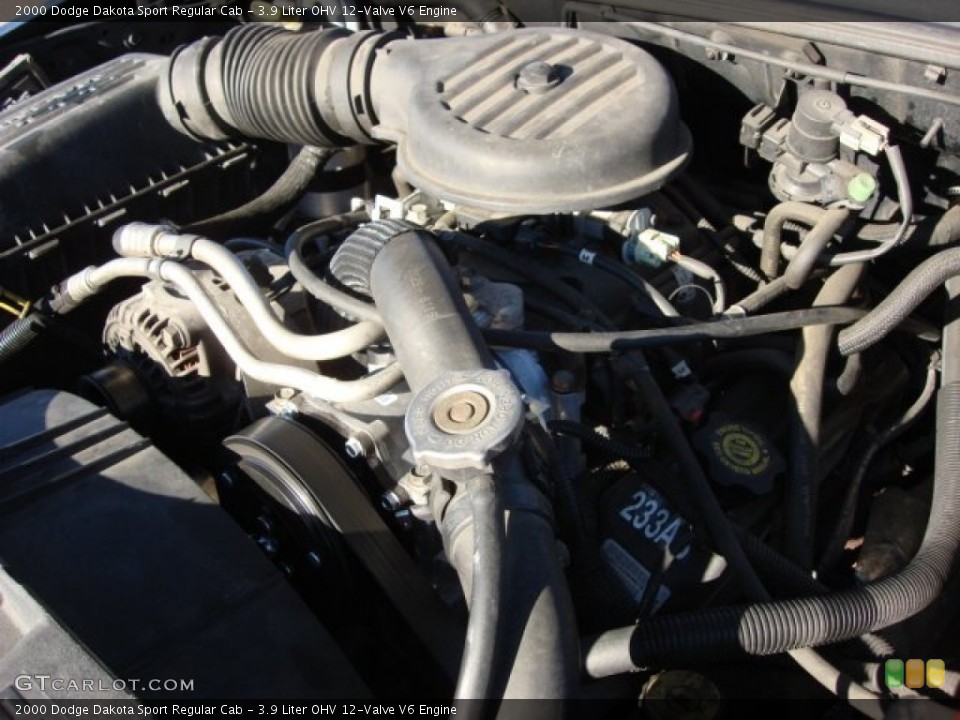 3.9 Liter OHV 12-Valve V6 Engine for the 2000 Dodge Dakota #58881258