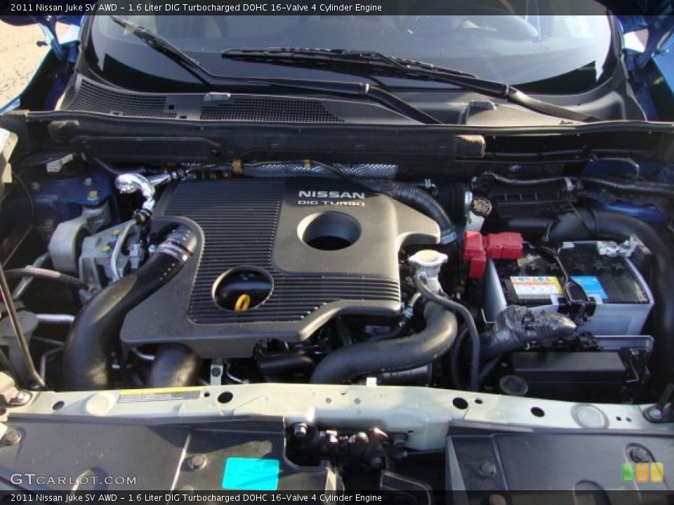 1.6 Liter DIG Turbocharged DOHC 16-Valve 4 Cylinder Engine for the 2011 Nissan Juke #58887393